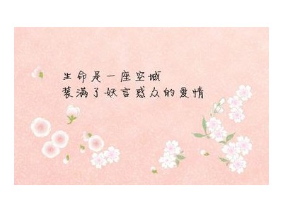 最美的句子关于爱情短句