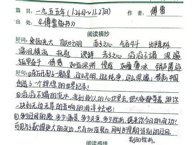 傅雷家书好句简单